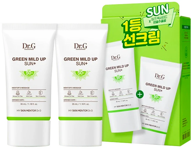 닥터지 그린마일드업 선플러스35mL×2개 닥터지 그린 마일드 업 선 플러스