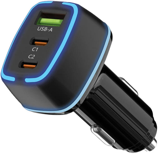 홈플래닛 PD 3.1 75W 3포트 차량용 충전기 V-02-QC3.0