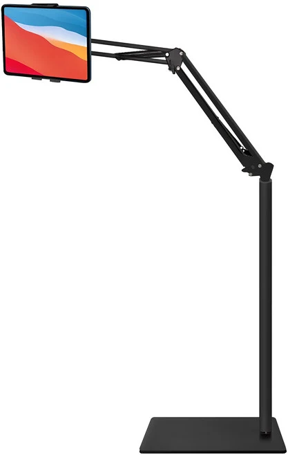 홈플래닛 140cm 자바라 스탠드 대형 140cm 자바라 스탠드 탭 패드 태블릿 스마트폰 거치대 대형