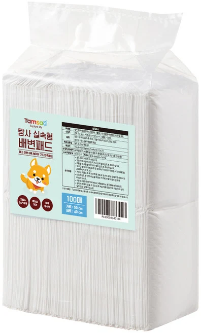 탐사 실속형 배변패드 100매