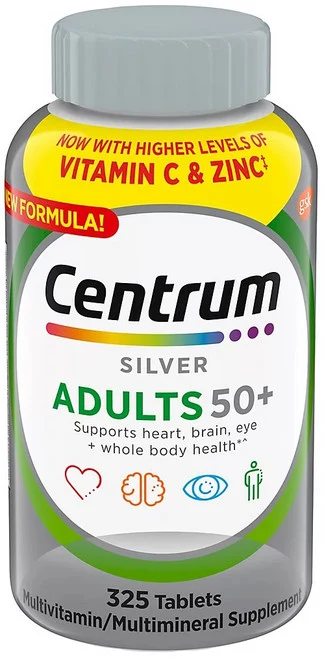 센트룸 Silver Adults 50+ Multivitamin 타블렛