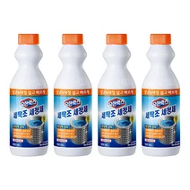 유한락스 세탁조 세정제 500mL 4개