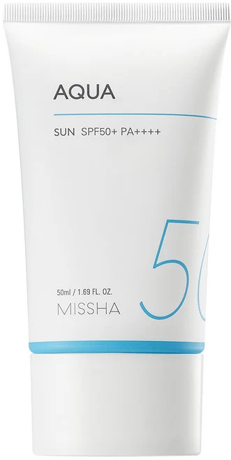 미샤 아쿠아 선크림50mL 미샤 올 어라운드 세이프 블록 아쿠아 선크림