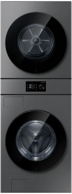 삼성전자 Bespoke AI 원바디 세탁기 WF80H24GBS + 건조기 DV80H20BBS 세트 24kg 20kg 방문설치, 다크스틸, WH80H2420GBHS