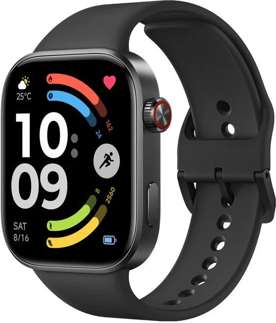 샤오미 Xiaomi 레드미 스마트워치 6, 옵시디언 블랙, 52.58mm, GPS + 블루투스
