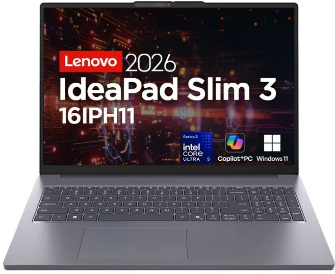 레노버 2026 아이디어패드 슬림 3 16IPH11 코어Ultra5 인텔 14세대, Luna Grey, 83US0058KR, 512GB, 16GB, WIN11 Home
