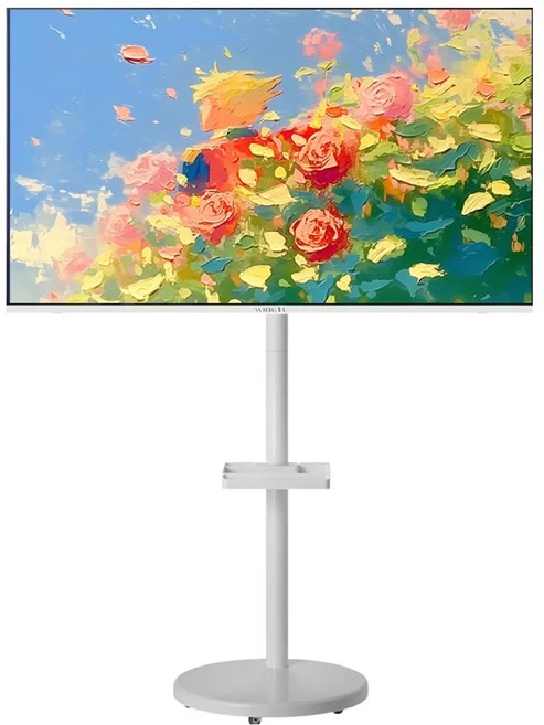 와이드뷰 FHD QLED 화이트에디션 클래식 삼탠바이미 스마트TV, 101cm(40인치), 모니터(GTWV400FHDQ11), 거치대(EKWBYME3822W), 이동형 스탠드, 고객직접설치