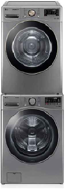 LG전자 트롬 드럼세탁기 21kg + 건조기 18kg F21VDSK-8VL 세트 방문설치, F21VDSKR + RH18VTLN, 스테인리스 실버