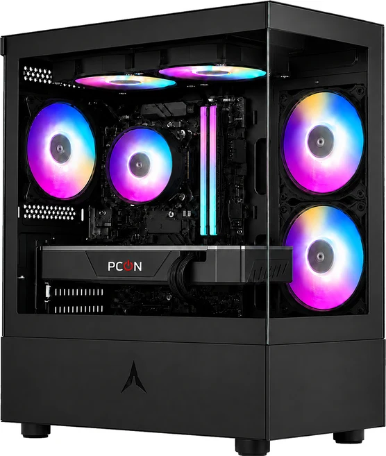 PC온스튜디오 게이밍 컴퓨터 조립PC 게임용 데스크탑 본체, WIN11 Home, 500GB, 16GB, 라데온 VEGA8, 게이밍 - 01